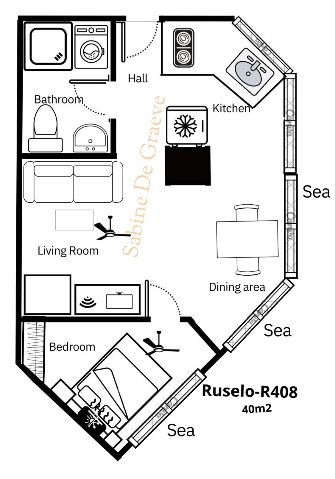 Love Nest By The Sea Wake Up With Ocean Views In Every Room Ruselo R408 トロクス・コスタ エクステリア 写真